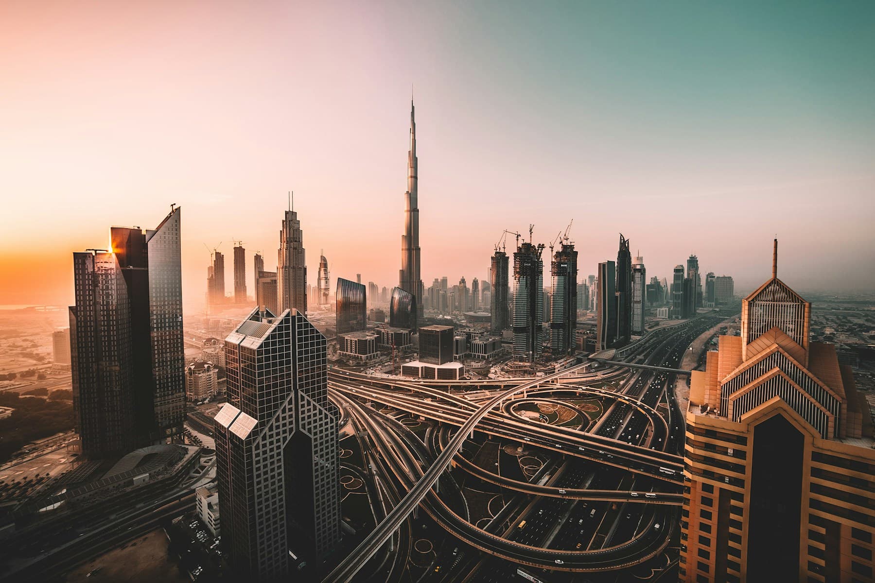 Dubai skyline — Crestline Trading headquarters